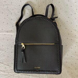 Calpak Black Backpack with Gold Accents